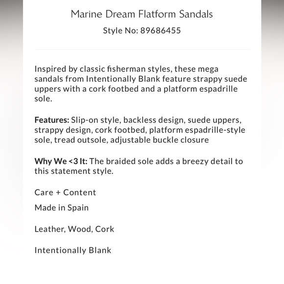 Free People x Intentionally Marine Dream Flatform Sandals Size 7.5 NEW - Picture 4 of 14